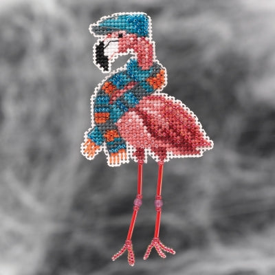 Mill Hill “Fall Flamingo” Bead Cross Stitch Kit