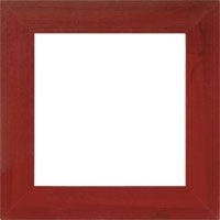 Mill Hill Wooden Frame – Holiday Red, 6" x 6"
