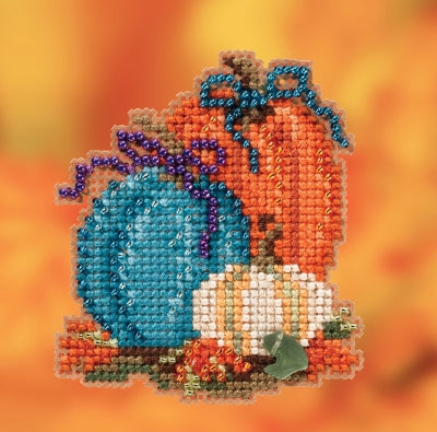 Mill Hill “Pumpkin Trio” Bead Cross Stitch Kit