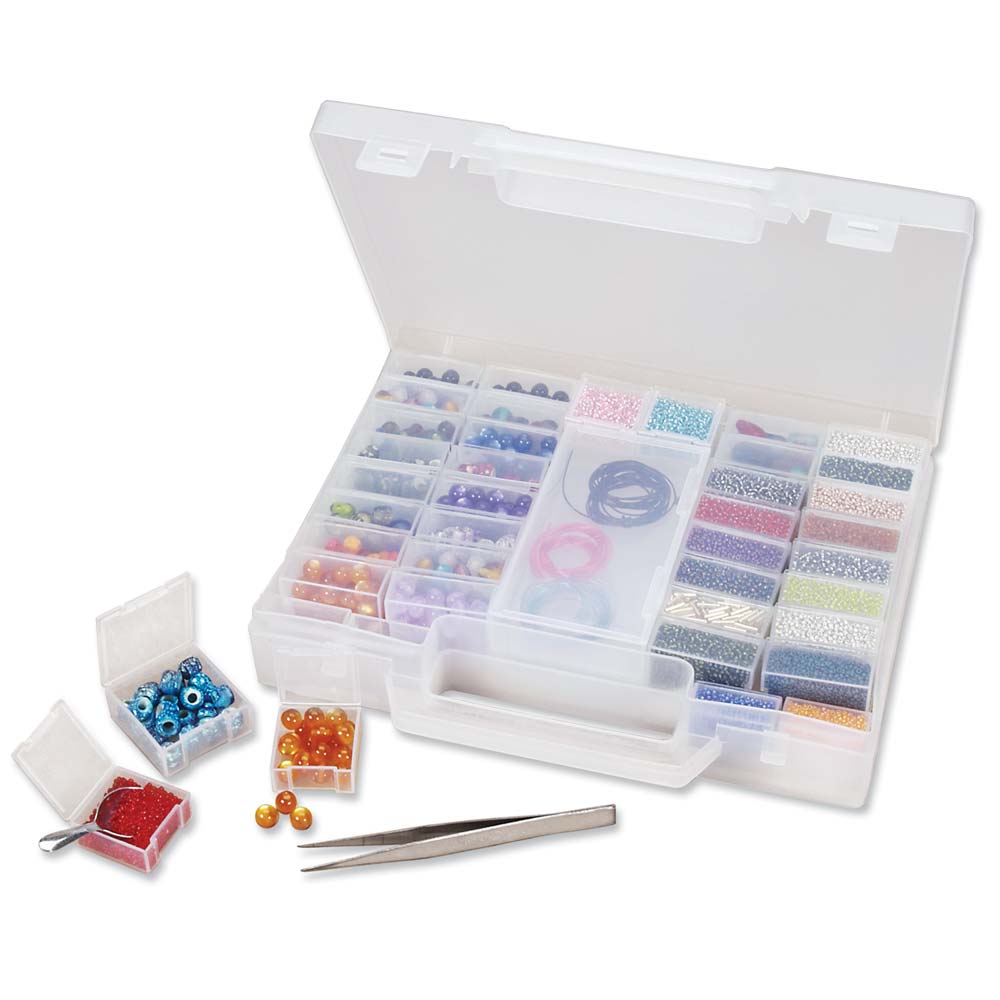 Bead Organizer Carrying Case – 52 Compartments