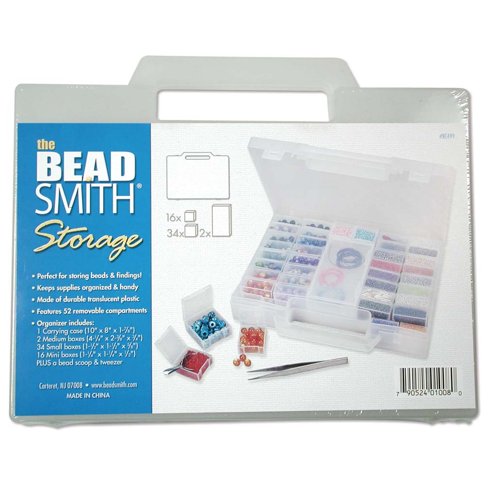 Bead Organizer Carrying Case – 52 Compartments