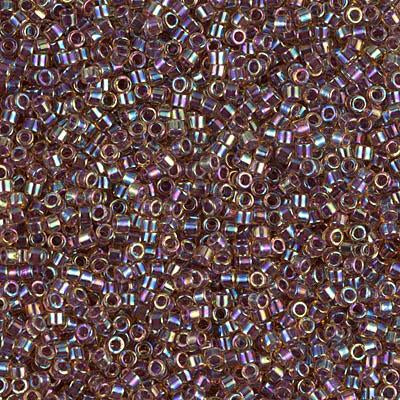 DB0091 Lt Topaz-Rose AB (Miyuki Delica 11/0)