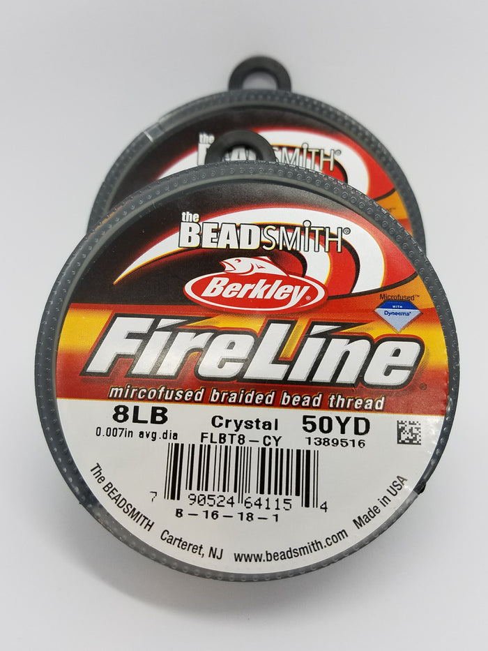 Fireline Braided Bead Thread - 8 lb - Crystal