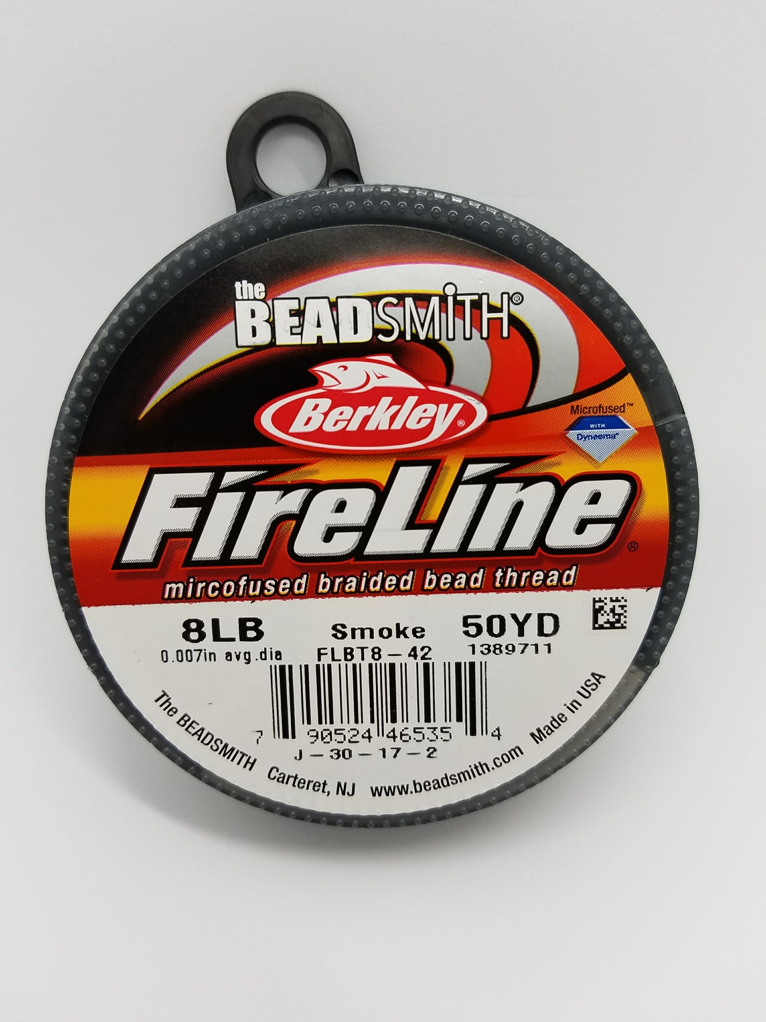 FireLine Beading Thread – 8 lb, Smoke (50 yd spool)